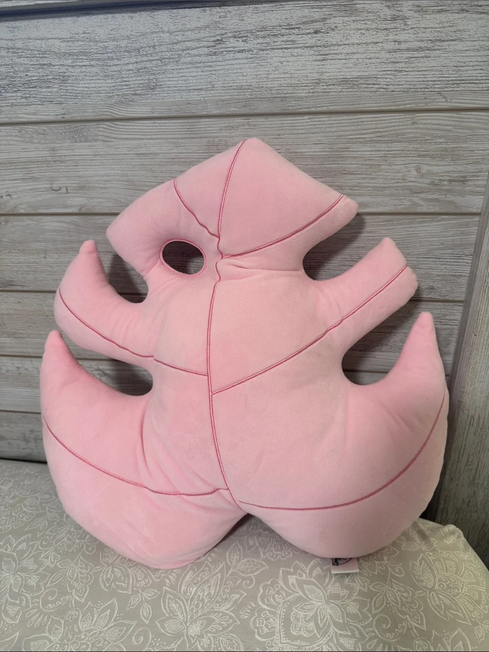Monstera Leaf Pillow